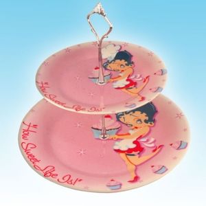 Betty Boop How Sweet Life Is Cake Stand